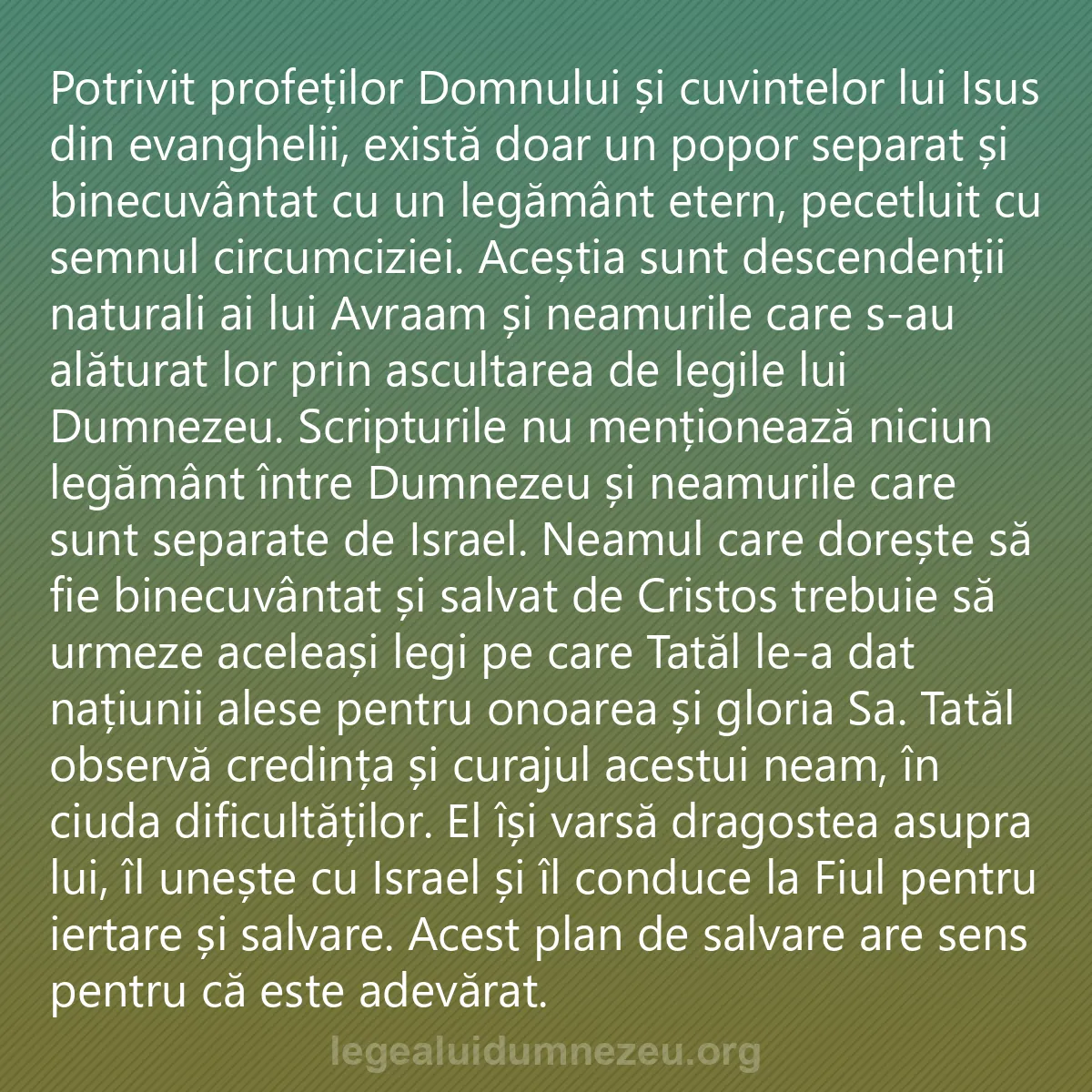 0183 - Postare despre Legea lui Dumnezeu: Potrivit profeților Domnului și cuvintelor lui Isus...