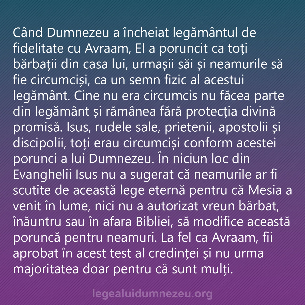 0254 - Postare despre Legea lui Dumnezeu: Când Dumnezeu a încheiat legământul de fidelitate...