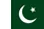 Steagul Pakistanului care conduce la un site ce explică poruncile lui Dumnezeu în limba urdu.
